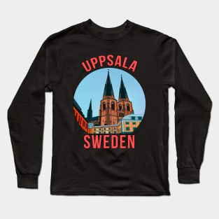 Uppsala Cathedral Sweden Long Sleeve T-Shirt